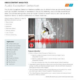 Audio Exception Detection in South Florida,  FL